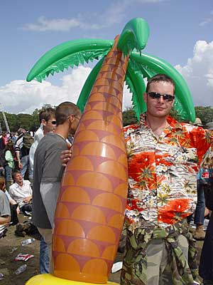 Portable Paradise at the Pyramid Stage, Glastonbury Festival, June 2004