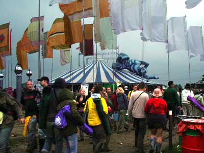 Dance Village, Glastonbury Festival, Pilton, Somerset, England June 2005