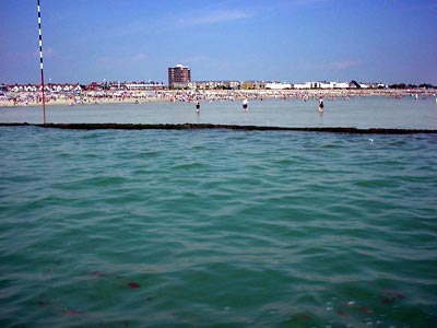 Littlehampton from the sea