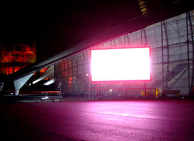 Empty scene. empty screen
