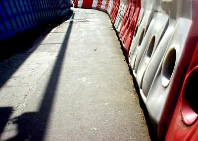 Traffic cones, Euston