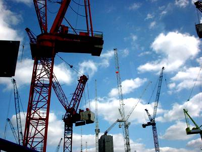 Cranes, Canary Wharf