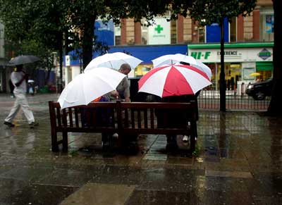 Umbrellas, West One