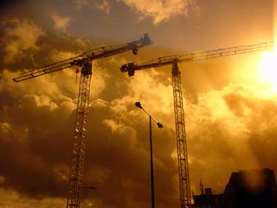 Cranes, Euston Rd