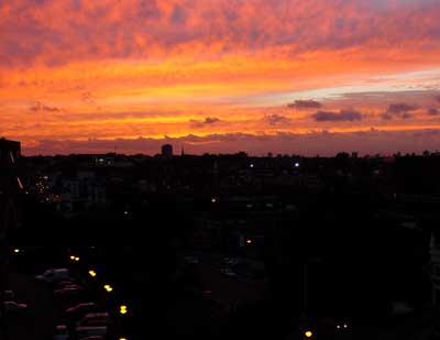London sunset