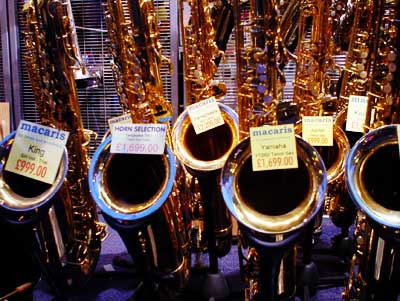 Macaris music store, Charing Cross Road, London