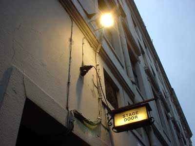 Stage Door, St Martin's Theatre