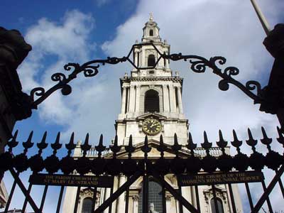 St. Mary le Strand church, Strand, London WC2