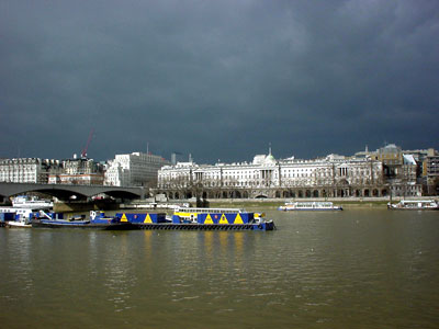 Storm over Somerset House, London