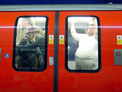 Big guy, Tottenham Court Rd tube station