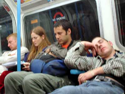 Last tube to Brixton, Victoria Line, London
