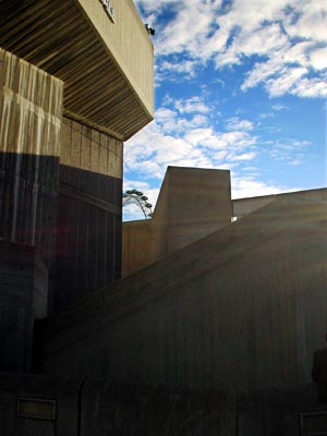 Concrete and the London Eye, National Theatre, Southbank, London