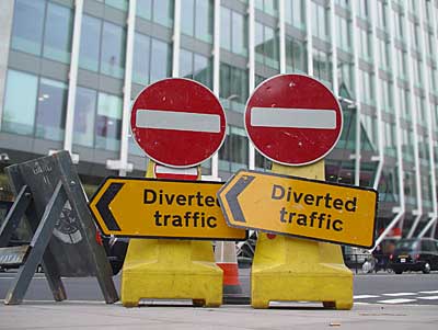 Street signs, High Holborn, London