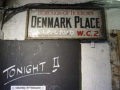 Denmark Street detail, London