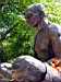 Ghandi statue Tavistock Square, detail