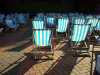 Deck chairs, Victoria Embankment gardens
