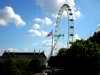 Millennium Wheel and Flag