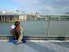 Millennium Bridge beggar