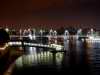 Hungerford bridge at night