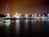 London Eye, Hungerford bridge