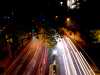 Victoria Embankment traffic trails