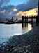 Dusk on the River Thames, Southwark Bridge