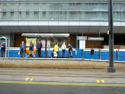 Mosley Street tram station, Manchester