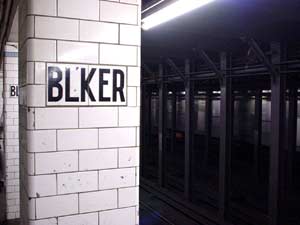 Bleeker St, night