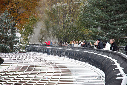 Photos of Central Park in the snow, Manhattan, New York, NY, US, December 2007