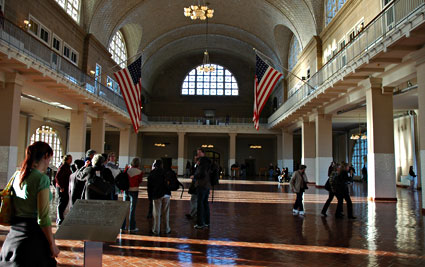 Macy's, Photos of Ellis Island and Ellis Island Immigration Museum, Hudson River, New York Harbor, New York, NYC, November 2005