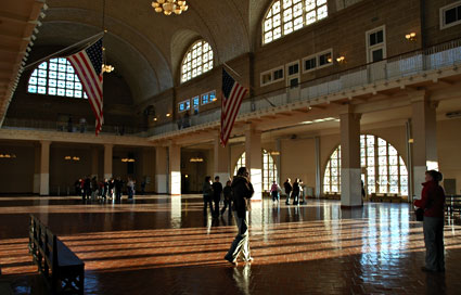 Macy's, Photos of Ellis Island and Ellis Island Immigration Museum, Hudson River, New York Harbor, New York, NYC, November 2005