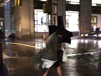 caught in the storm