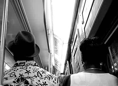 subway couple