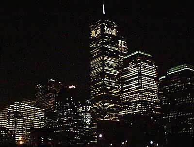 Manhattan at night