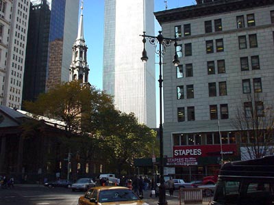 World Trade Tower from downtown