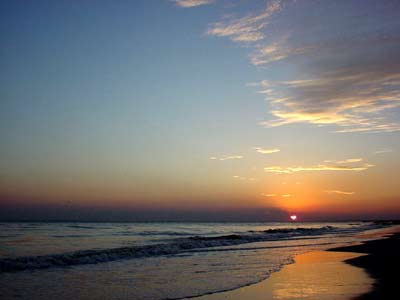 Coney Island sunset