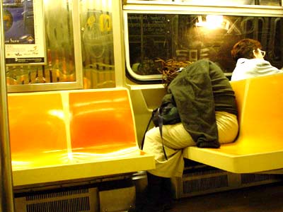 early morning subway