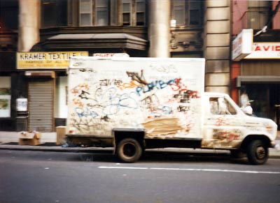 Graffiti van, Manhattan