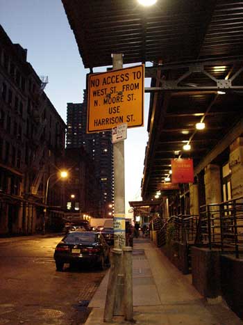 TriBeCa sunset, Manhattan, New York