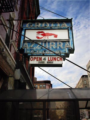 Grotta Azzurra, Broome St, Manhattan, New York