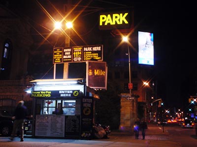 24 hour parking, Broome Street, Manhattan, New York