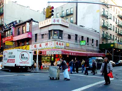 Chinatown scene Manhattan, New York