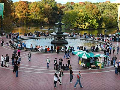 Bethesda Fountain and Terrace , Central Park, Manhattan, New York, NYC, USA