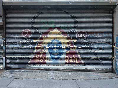 Graffiti, Stanton St, Manhattan, New York, NYC, USA