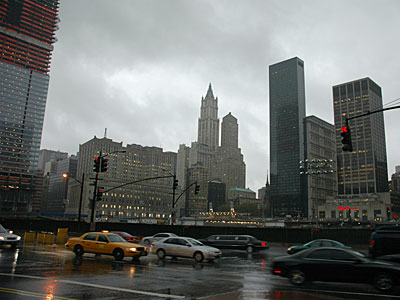 Site of the Twin Towers, World Trade Towers, WTC, Lower Manhattan, New York, NYC, USA