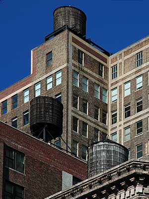 Water Towers, Manhattan, New York, USA