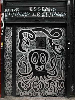 Doorway, Essex Street, Lower East Side, Manhattan, New York City, NYC, USA