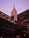 Purple sky, Empire State building