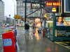 E Houston in the rain