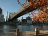 Manhattan from Roosevelt, New York, USA